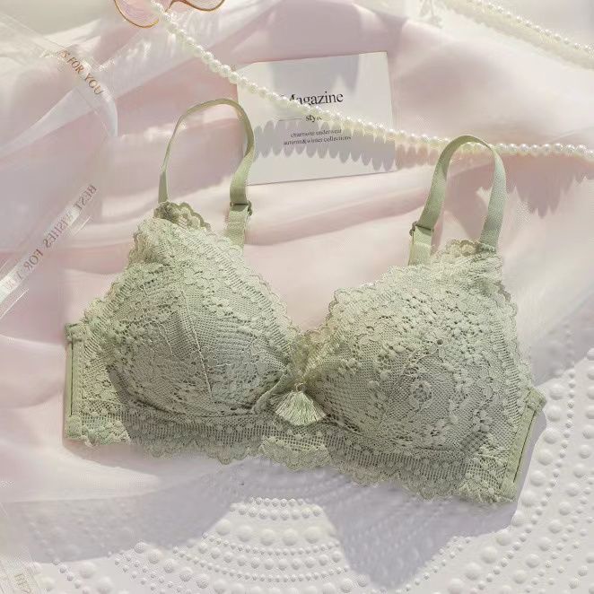 Áo Ngực Ren Không Gọng Thép Chống Chảy Xệ Phong Cách Quyến Rũ Dành Cho Nữ