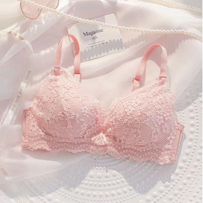 Áo Ngực Ren Không Gọng Thép Chống Chảy Xệ Phong Cách Quyến Rũ Dành Cho Nữ