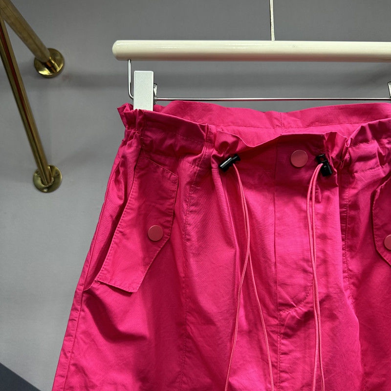 Chân Váy Cotton Lưng Thun Có Túi Lớn Điều Chỉnh Được Phong Cách Mới Mùa Hè Dễ Phối Đồ Cho Nữ