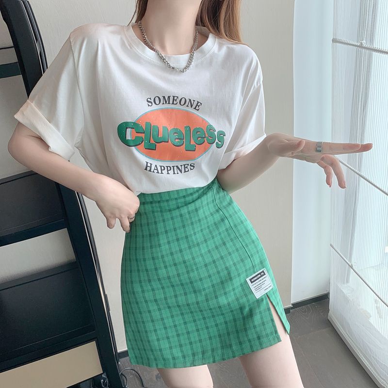 Set Áo Váy Chữ a Lưng Cao Ôm Dáng Phong Cách Mới Mùa Hè Cá Tính