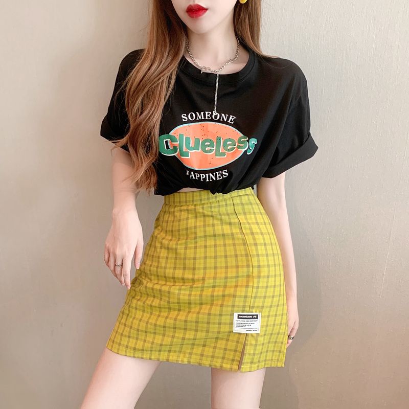 Set Áo Váy Chữ a Lưng Cao Ôm Dáng Phong Cách Mới Mùa Hè Cá Tính