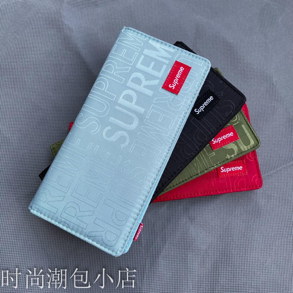 Ví Đựng Tiền Xu supreme Bằng Vải oxford Chống Thấm Nước Siêu Bền