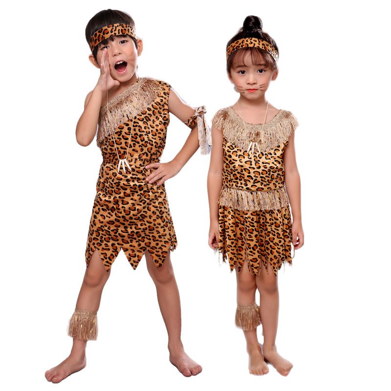 Trang Phục Hóa Trang Thổ Dân Huu yi Trống8.24 Cho Bé