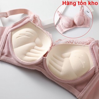 Áo Ngực Ren Không Gọng Có Đệm Nâng Ngực Gợi Cảm 5cm