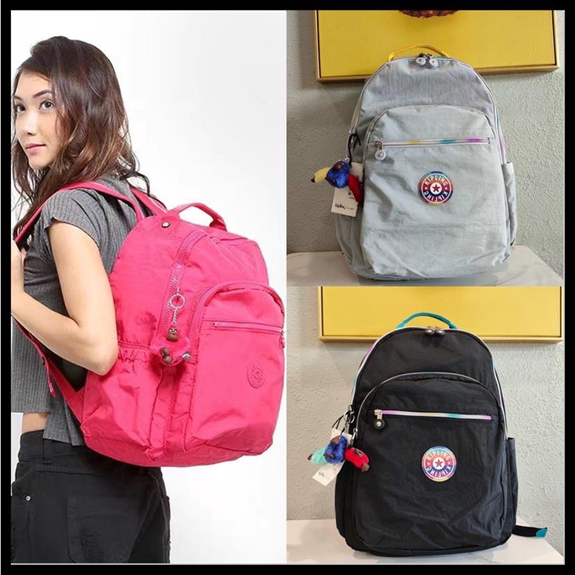 Kipling Ba Lô nylon Chống Thấm Nước Phiên Bản Giới Hạn 21305