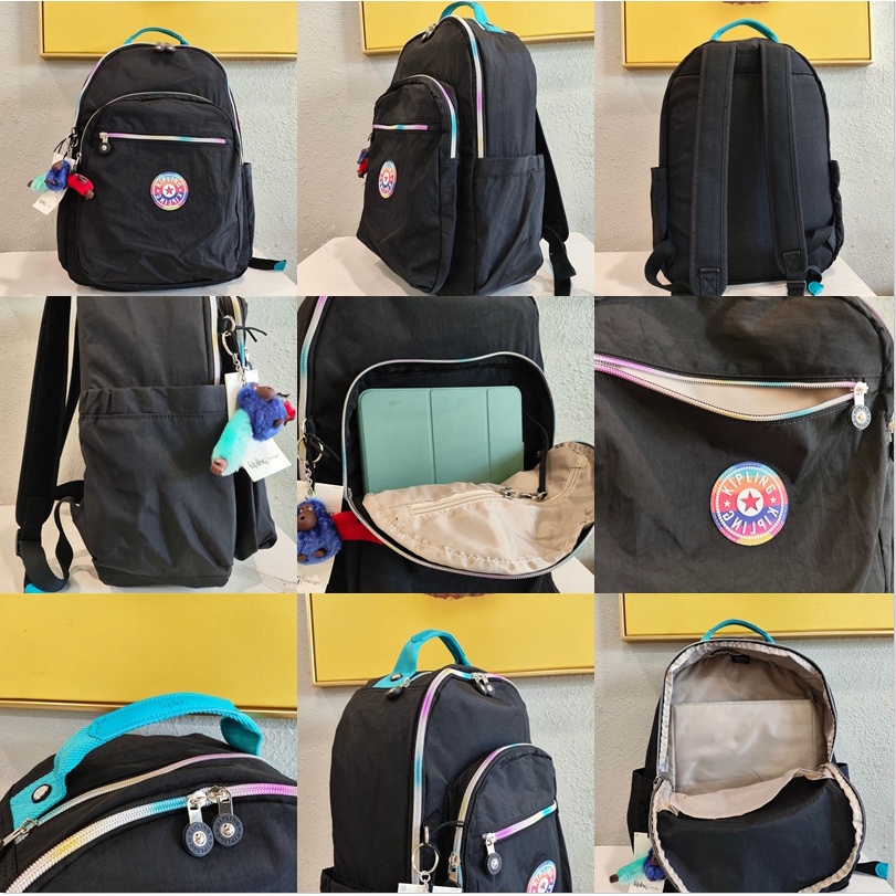 Kipling Ba Lô nylon Chống Thấm Nước Phiên Bản Giới Hạn 21305