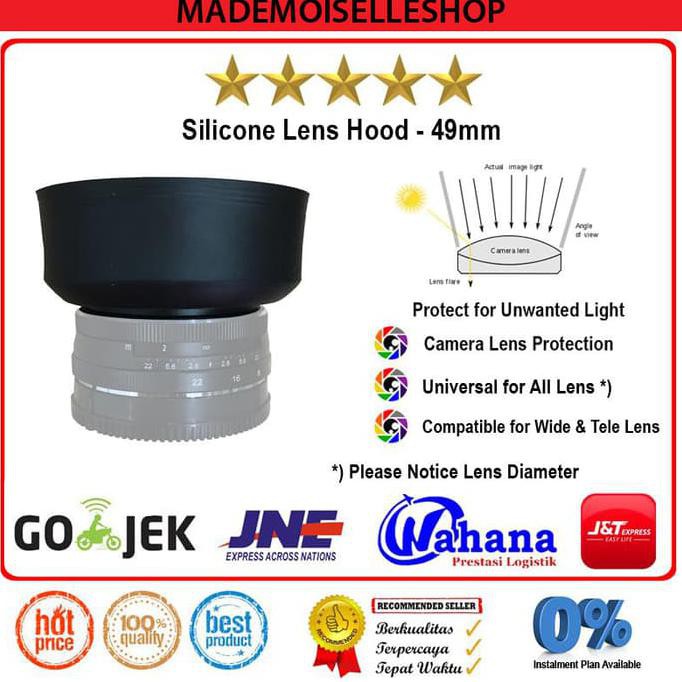 Nắp Silicone 49mm Cho Meike Lens 35mm F / 1.7, 50mm F / 2 & 28mm F / 2.8