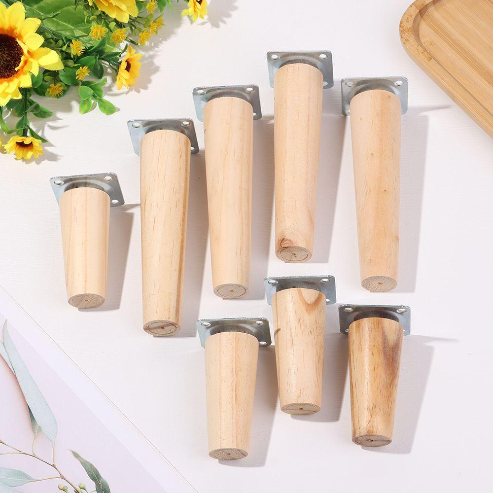 Bộ 4 Chân Ghế Sofa Bằng Gỗ