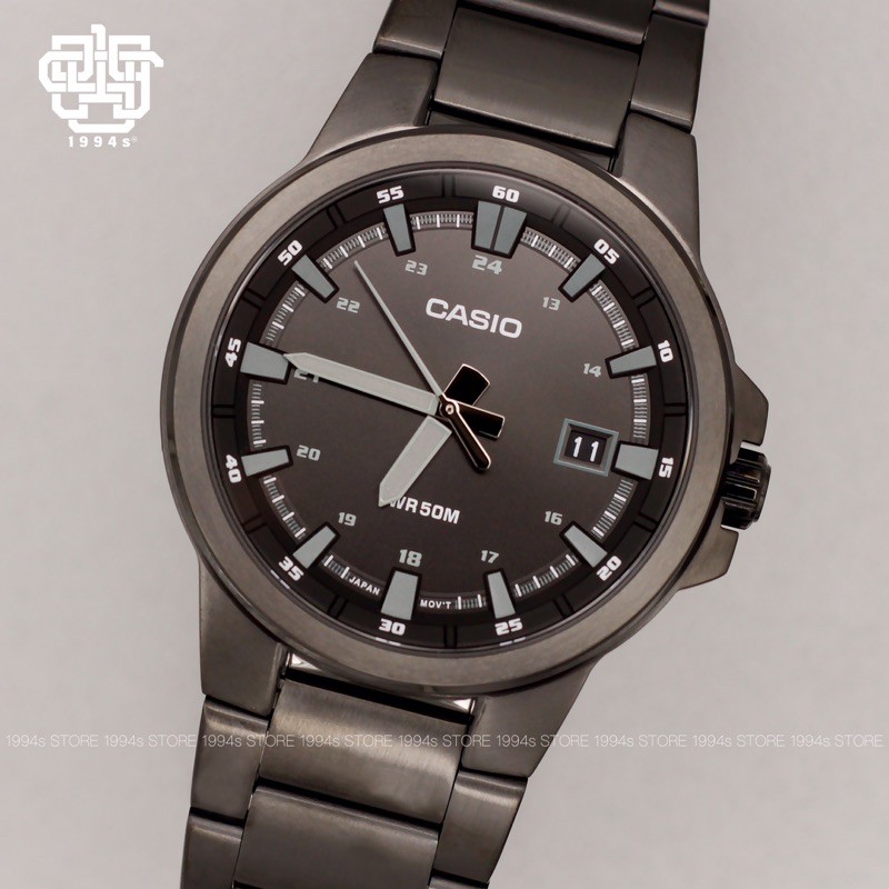 Đồng hồ nam dây thép CASIO MTP-E173B-1A CHÍNH HÃNG 41,5mm