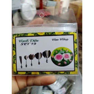 Bộ 5 kim 3d hoa hồng