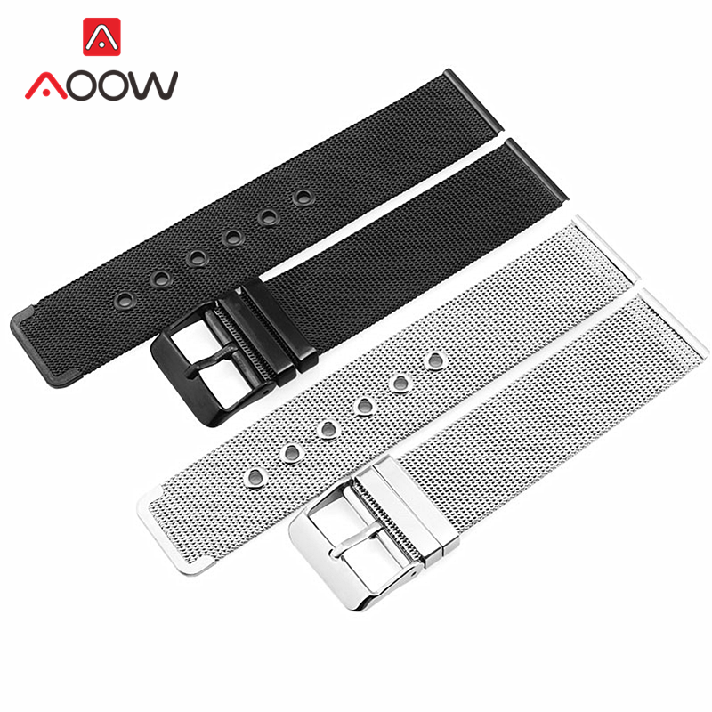 Dây Đeo Đồng Hồ Bằng Thép Không Gỉ 18mm 20mm 22mm 24mm Chất Lượng Cao