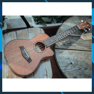 Đàn Ukulele Tenor 26inch Khuyết Gỗ Mahogany Âm Cực Hay