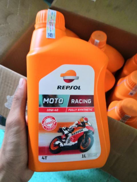 Nhớt Repsol Racing 10w40 1L tổng hợp cao cấp