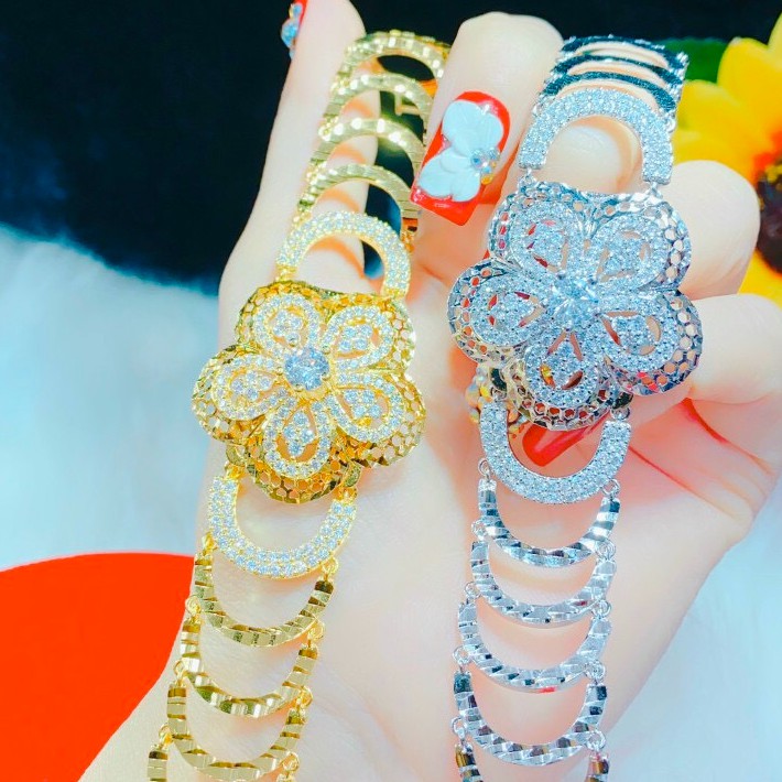 Lắc Tay Nữ Sang Chảnh Mạ HL150117 Không Đen, Không Ngứa, Không dị ứng. Phụ Kiện Sang Chảnh Khẳng Định Bản thân