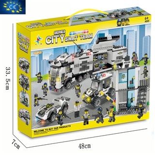 Lắp ráp Ghép Hình Đội Đặc Nhiệm CITY SWAT (858 Miếng Ghép) SP667