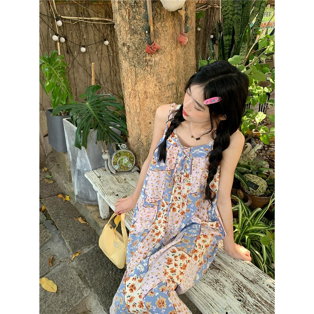 Đầm Hoa Hai Dây Dáng Rộng Thời Trang Quý Phái 63329