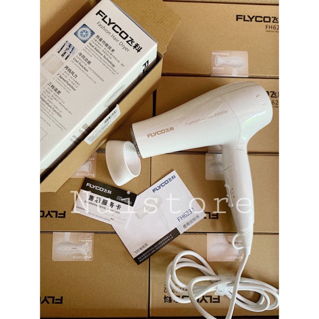 [ Sẵn ] Máy sấy tóc Flyco FH6232 hai chiều nóng-lạnh chuyên dùng cho salon tóc
