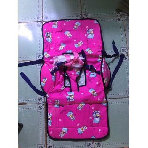 Áo ,nệm vải thay cho xe 2 nhún ăn bột 82x40cm cho bé kèm mùn chụp