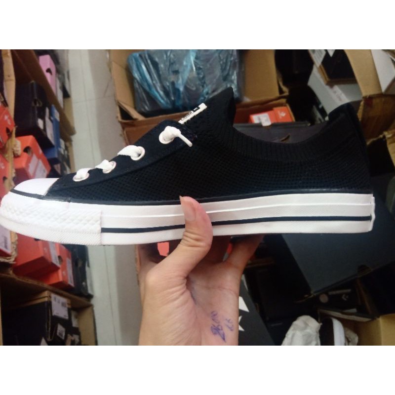 Giày CV slip on vải đen size 39 39.5 real new