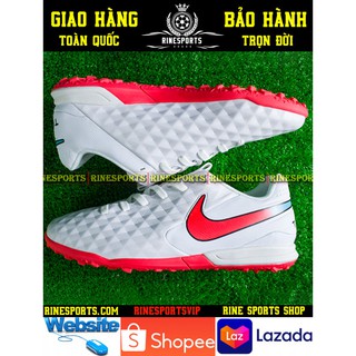 (HÀNG THAILAND) GIÀY BÓNG ĐÁ SÂN CỎ NHÂN TẠO Tempo Superfly trắng  TF.CAM KẾT Y HÌNH-CAM KẾT HÀNG TỐT NHÁT