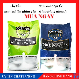 Sữa bột nguyên kem, tách béo Oceania Gold 1kg sản xuất tại Úc giàu canxi thumbnail