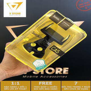 Giá đỡ điện thoại trên xe hơi hoco ca5 - màu vàng