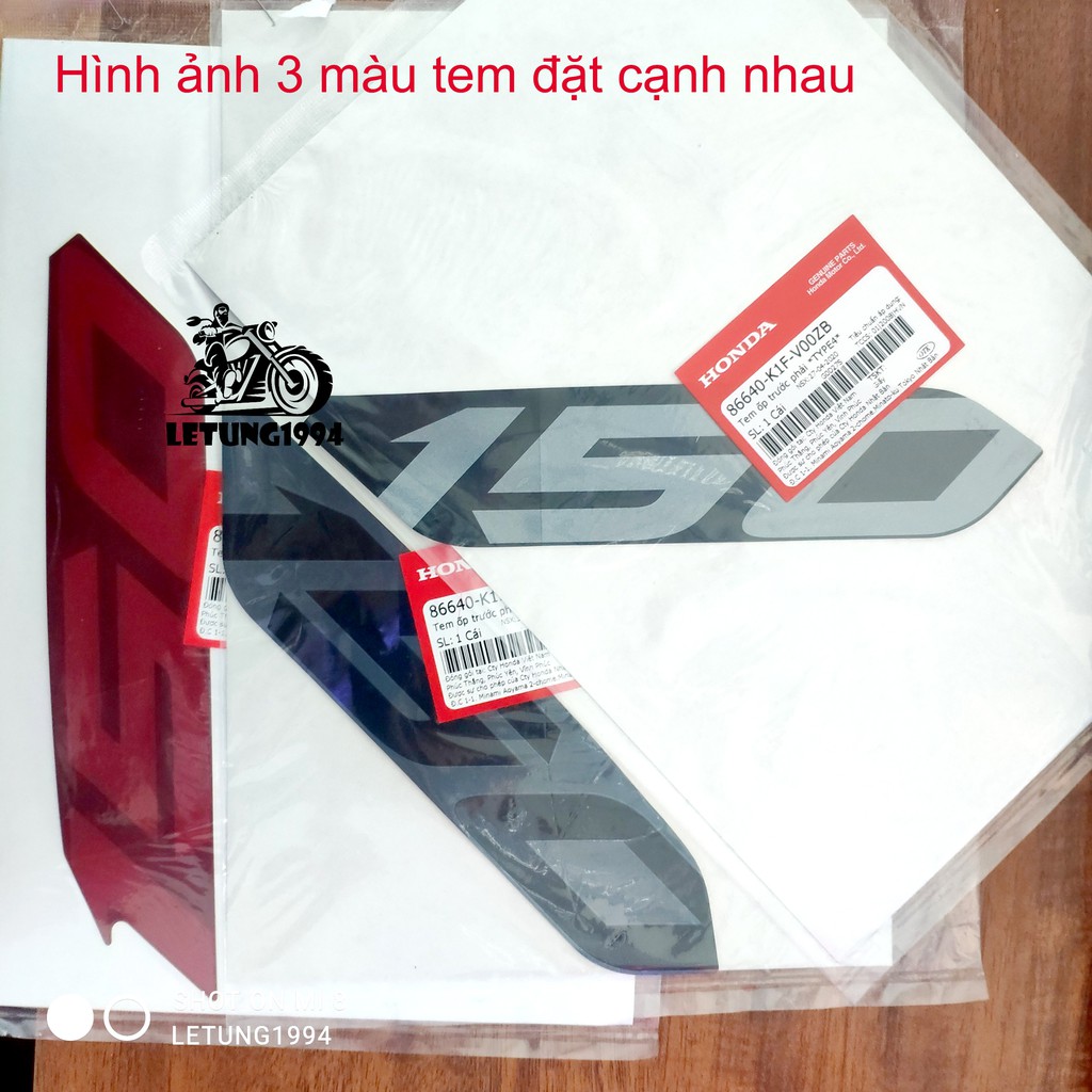 Tem Air Blade 2020 số 150cc Chính Hãng HONDA giá cực tốt