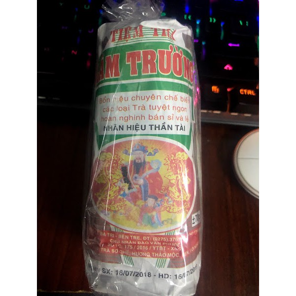 trà thượng hạng số 1 ướp bông sói nhãn hiệu thần tài 50 gram | BigBuy360 - bigbuy360.vn