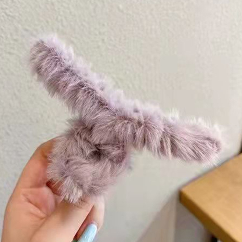 Kẹp tóc dài 12cm màu trơn thời trang dành cho nữ