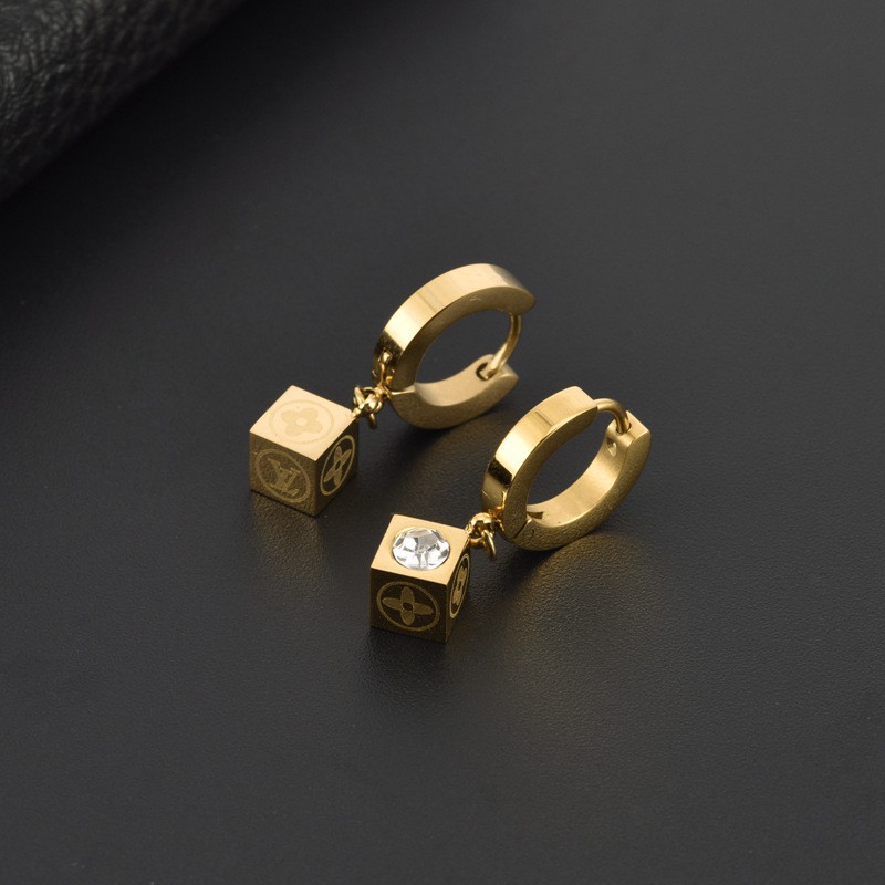 Bông Tai Inox Phong Cách Hip Hop Âu Mỹ