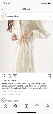 Váy trắng Mono Talk - White Shirt Dress