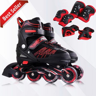 Giày Patin Cao Cấp Papaison có 8 đèn phát sáng-tặng kèm 2 lục giác chỉnh bánh