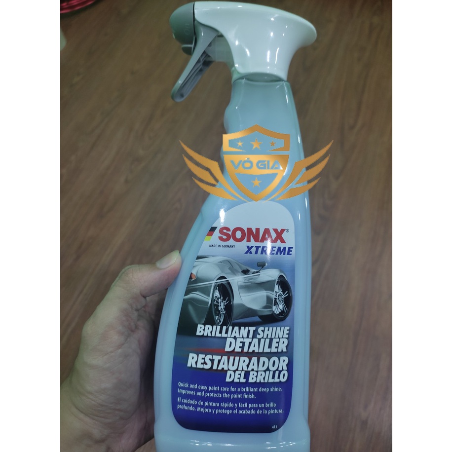 SONAX XTREME BRILLIANT SHINE DETAILER Đánh Bóng Nhanh Sơn Bóng