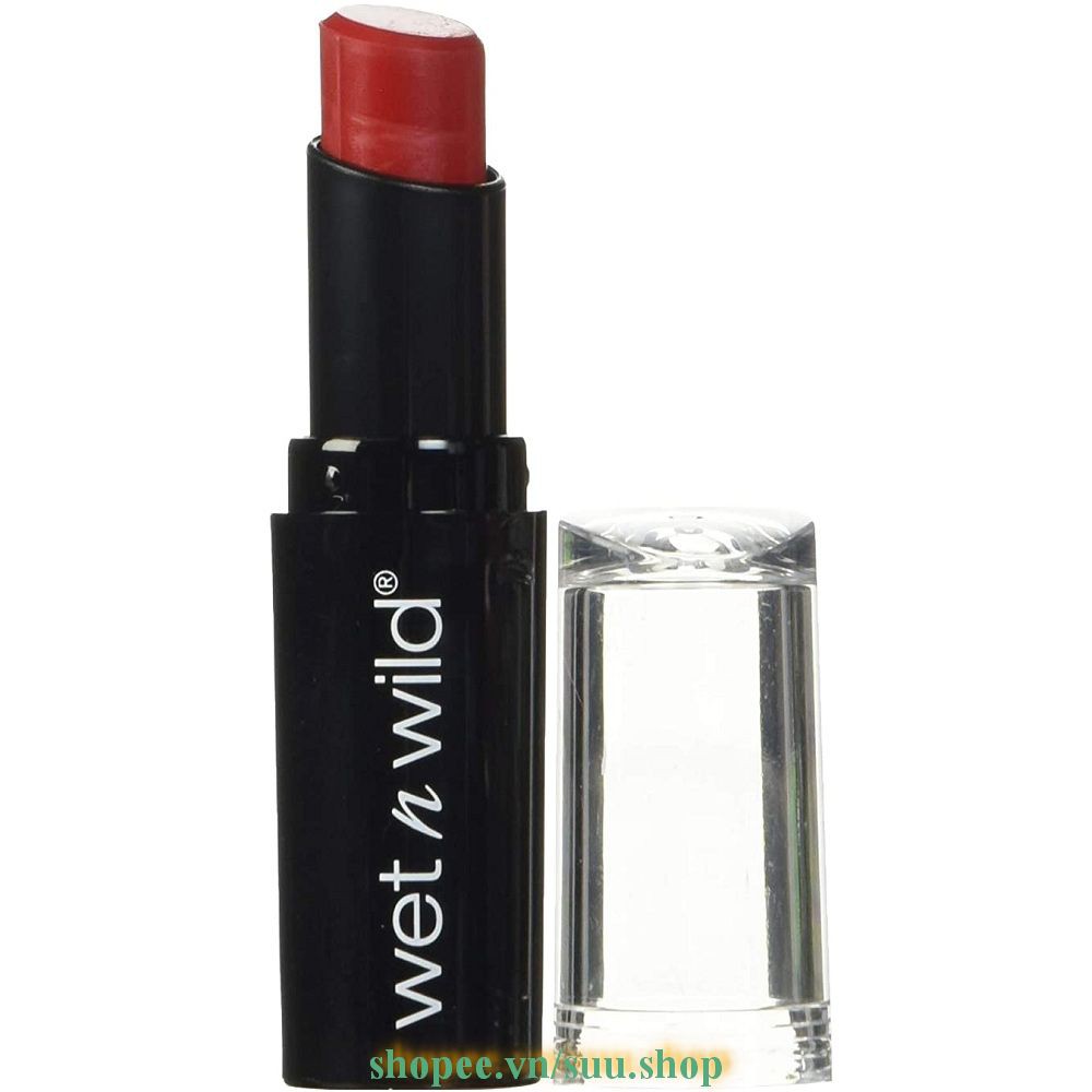 Son Lì Lâu Trôi Màu 911D Đỏ Tươi Wet N Wild suu.shop cam kết 100% chính hãng