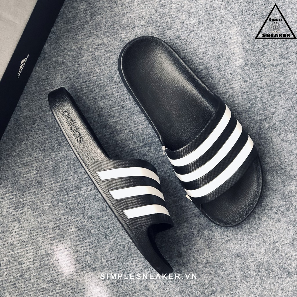 Dép Adidas Chính Hãng FREESHIP Adidas Aqua Slide Chuẩn Auth - Dép Adidas Đúc Nguyên Khối Chống Nước - Simple Sneaker