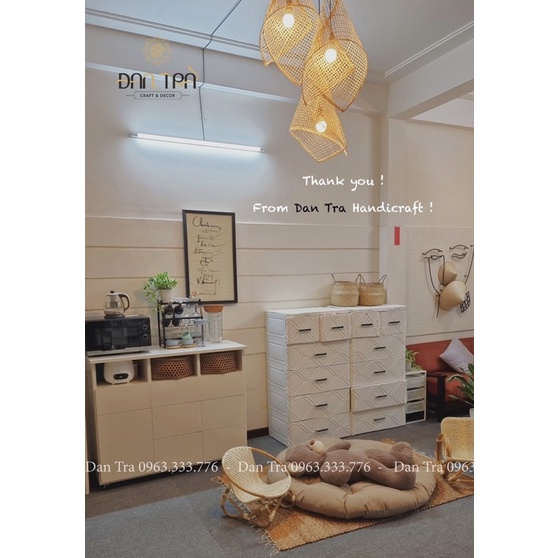 Mành tre tạo hình, lưới tre treo đèn thủ công, mành tre chụp hình studio, backgroup, Mây tre Đan Trà