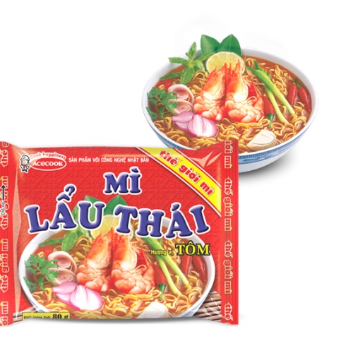 Mì lẩu Thái hương vị tôm 81g