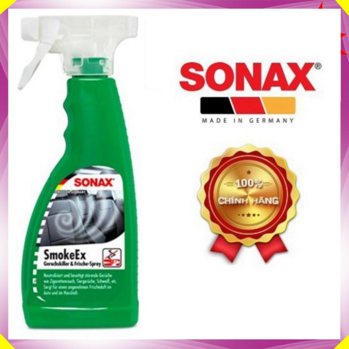 Sản Phẩm Dung dịch khử mùi nội thất xe ô tô Sonax 292241