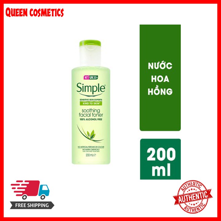 Nước Hoa Hồng Simple Kind-To-Skin Soothing Facial Toner (Bill Anh) | BigBuy360 - bigbuy360.vn