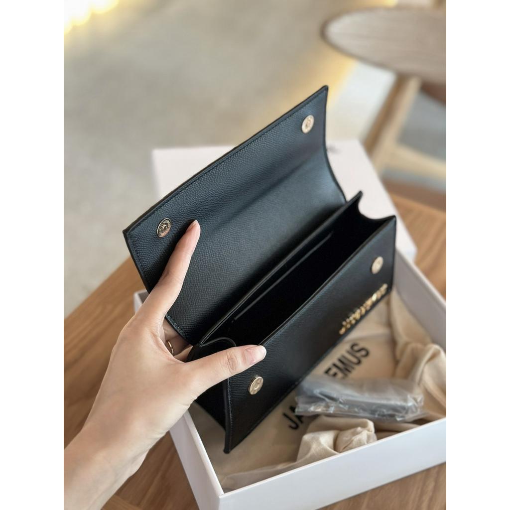 Túi xách JQ dáng ngang da sần đeo chéo fullbox xuất dư xịn 1:1 hàng chuẩn