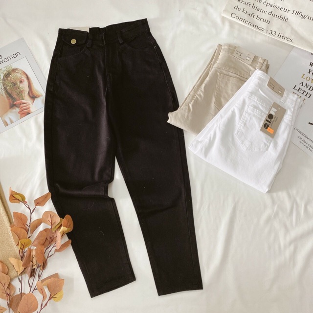 Quần baggy kaki 1 túi đắp- hình thật