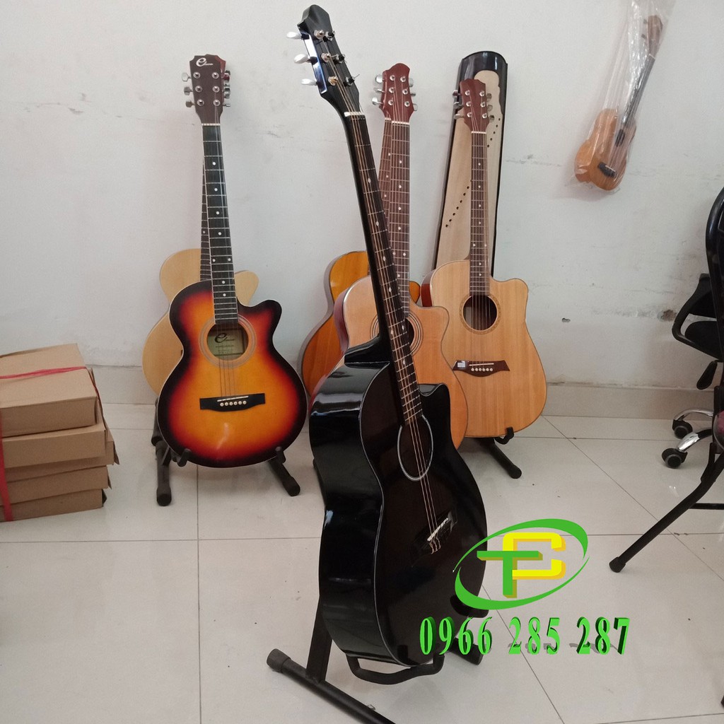 Đàn guitar+bao+pick+dây lẻ 123