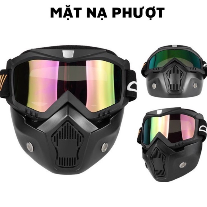 Mặt nạ phượt, Kính bảo hộ cao cấp chống bụi, hợp thời trang du lịch