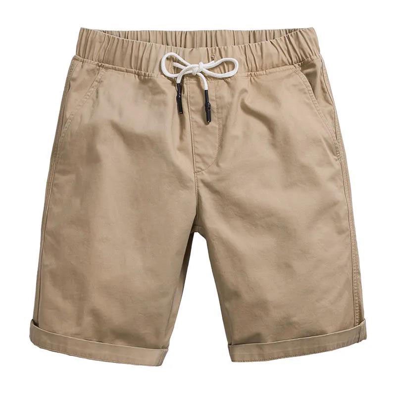 Quần Short Dây Rút 100% Cotton Có Túi Sau Lưng Thời Trang Hàn Quốc Cho Nam