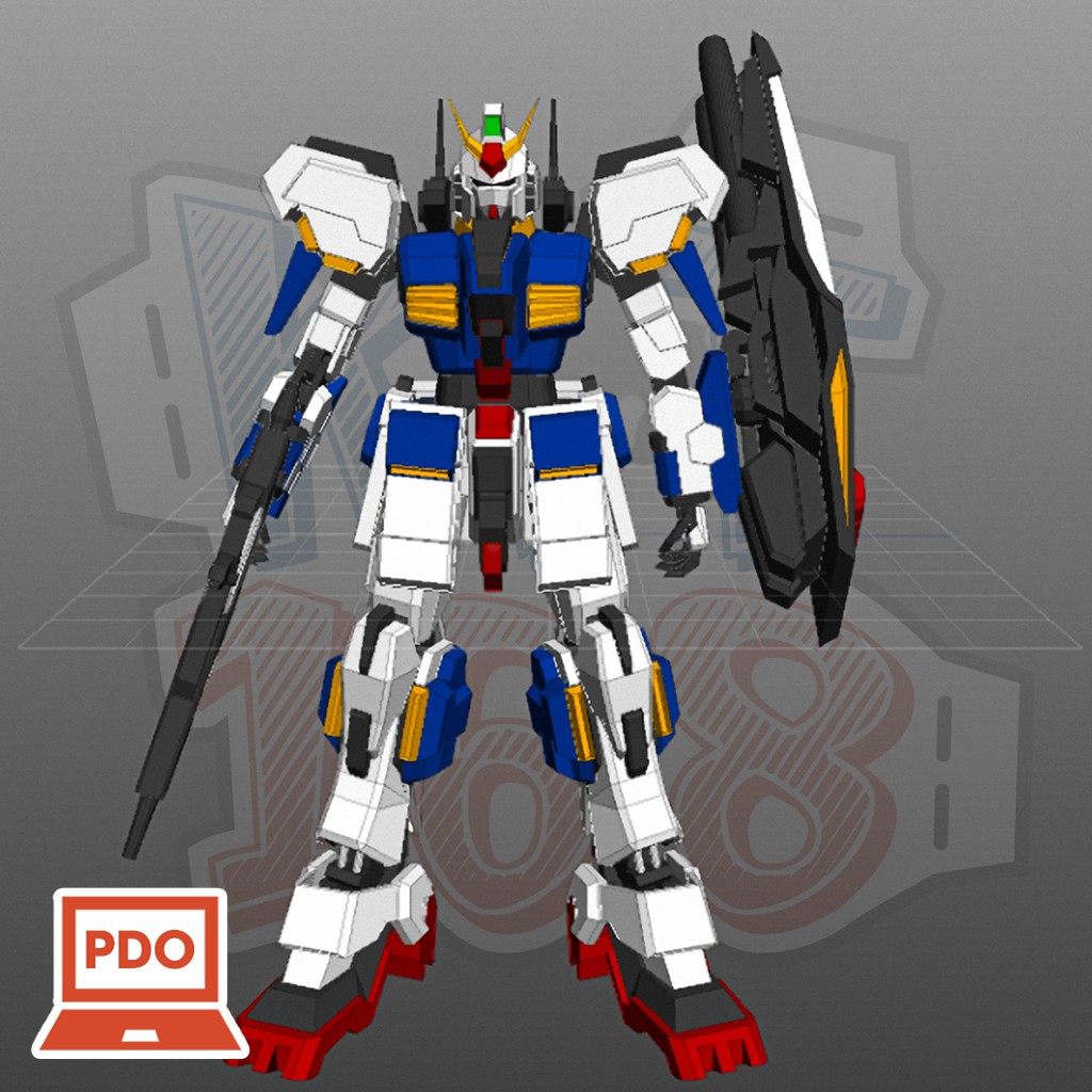 Mô hình giấy Gundam Robot RX-178 Gundam Mk II