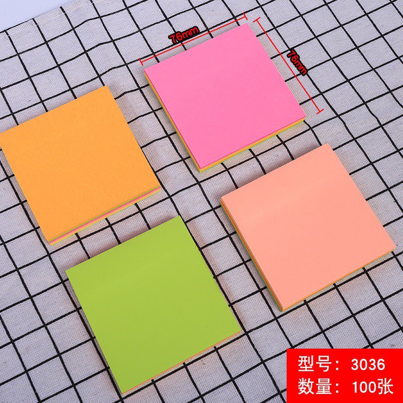 Giấy Note Ghi Chú - Sticky Note 5 màu Cỡ 3x3