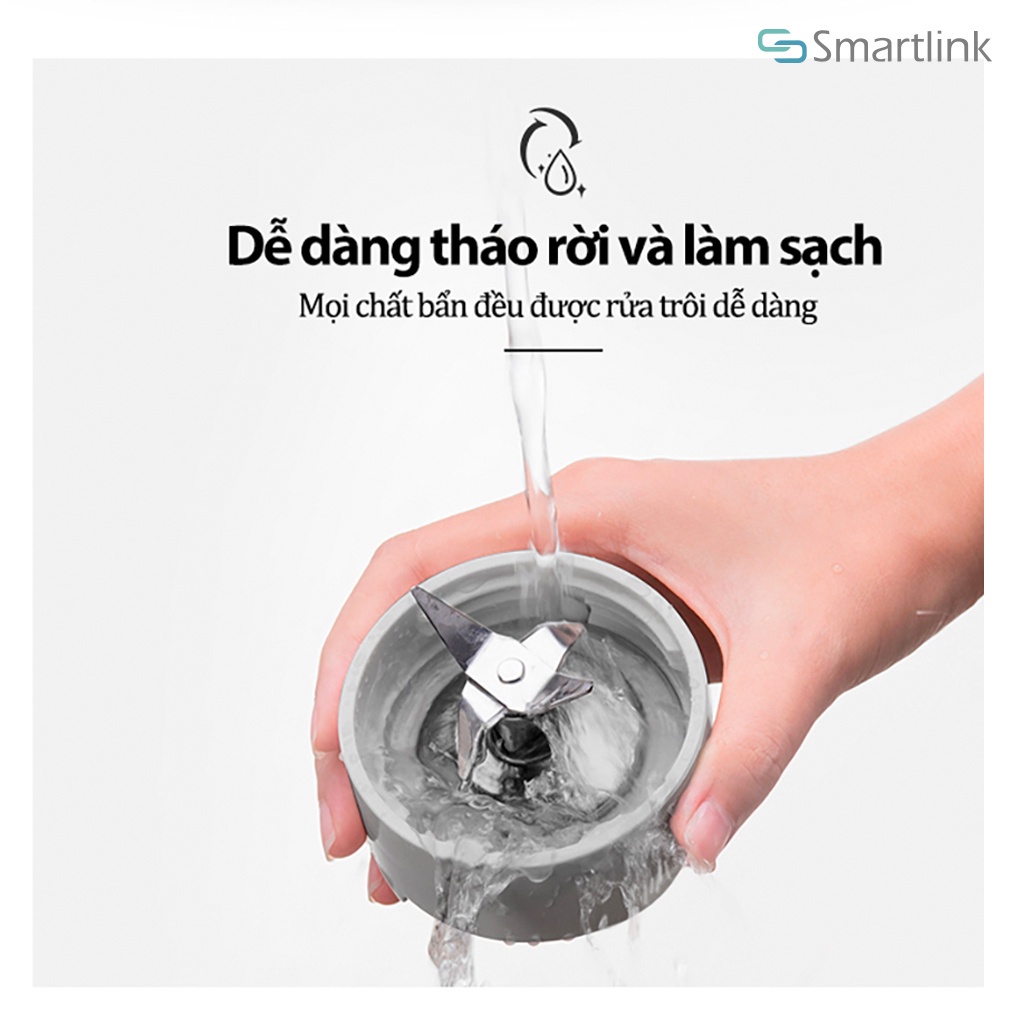 Máy Xay Sinh Tố Đa Năng Bear LLJ-D04B1 - 2 Cốc x 350ML - Công suất 150W - Chính Hãng