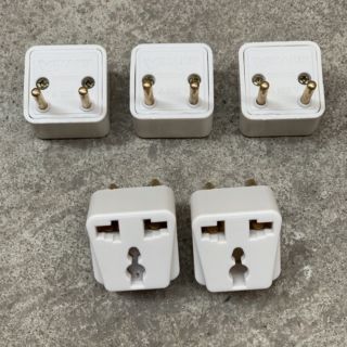 Phích cắm điện Vinakip chuyển đổi ổ 3 chấu thành 2 chấu - chuyển đổi sạc 3 chân - hagauorder