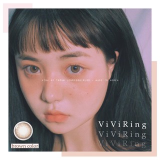 Kính áp tròng VIVIRING BROWN của Olens (Hsd 1 tháng)