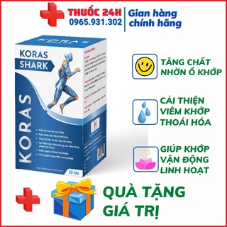 ✅ Koras Shark cải thiện Viêm khớp, thoái hóa khớp - Hộp 60 viên.
